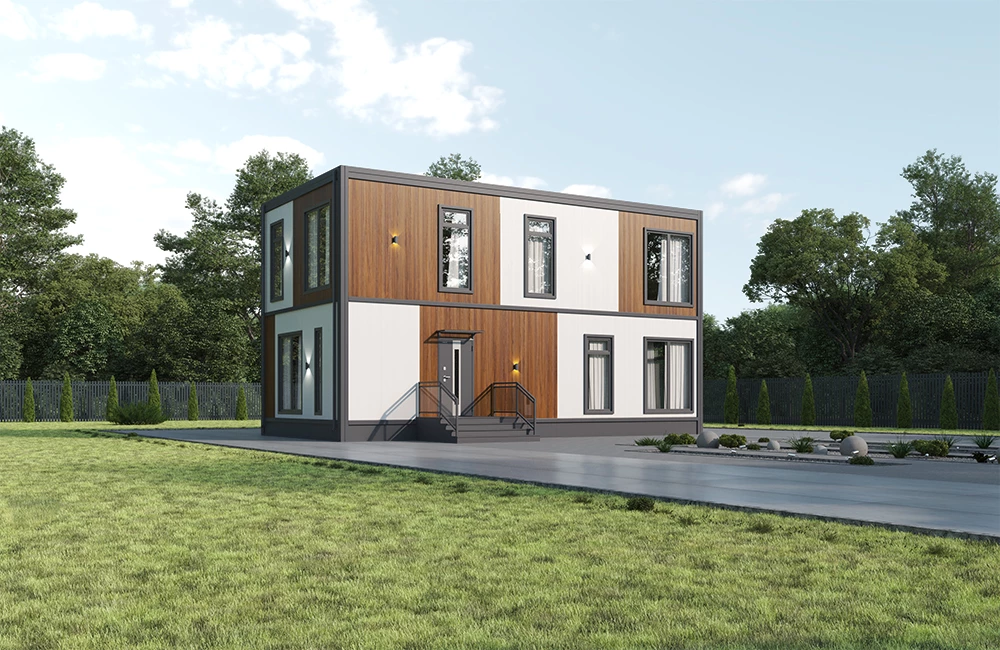 Двухэтажный модульный дом под ключ Быстровозводимый дом ULTRA 148-2