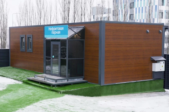 Быстровозводимый банный комплекс DoorHan | Заказать под ключ